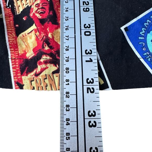 Vintage Jimmy Buffett Margaritaville Hawaiian Shirt Men’s Large Black Button USA - Picture 12 of 13